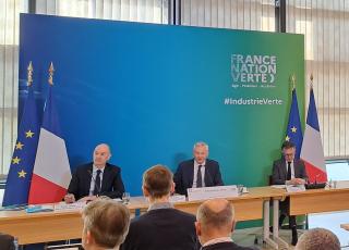 Présentation du projet de loi Industrie verte à Bercy